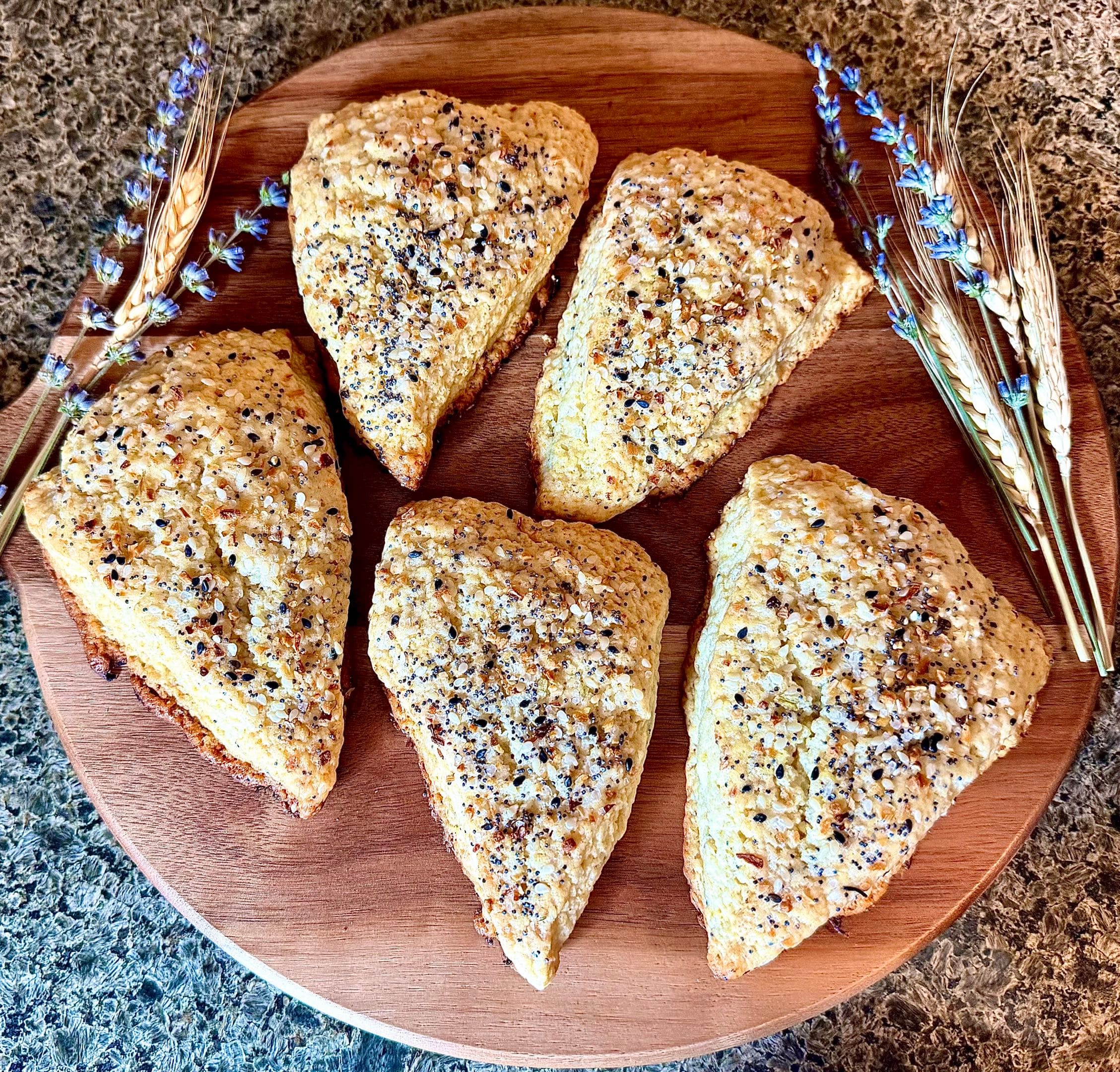 Everything Herb Scone — The savory one.